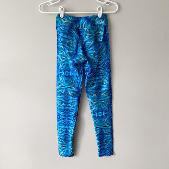 Track & Field Blue Athletic Workout Leggings NWOT - Picture 2 of 7